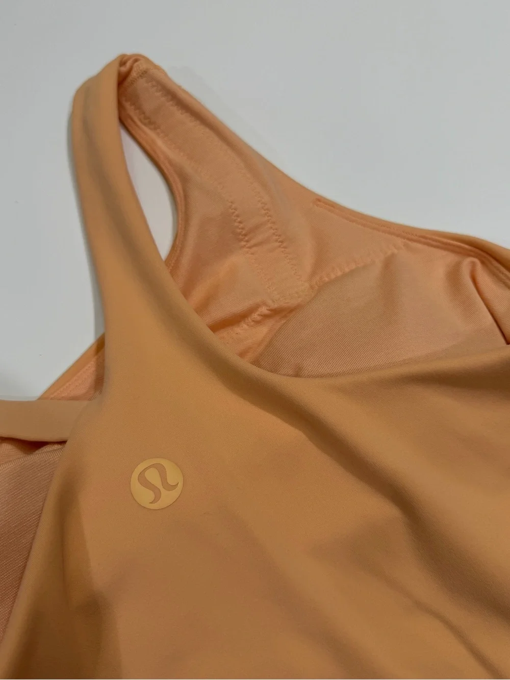 lululemon athletica Peach Asymmetric Strappy Sports Bra